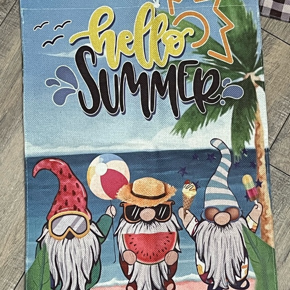 Floral Welcome House Flag Spring & Summer Design EUC - Picture 5 of 5